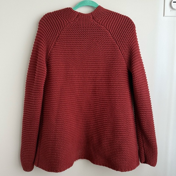 Love ❤️ Hanna -Hanna Anderson Chunky Knit Wool Blend Open Front Cardigan - Picture 5 of 7